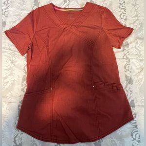 COPY - Burnt orange scrub top